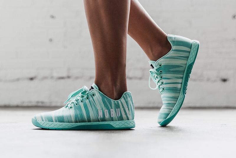 Nobull Burst Women's Trainers Mint | USA V1899R